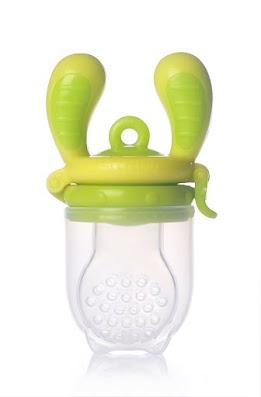 Food Feeder - Large Green & Yellow